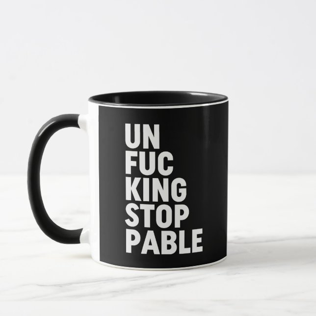 Caneca Unfu*kingstopable (Esquerda)