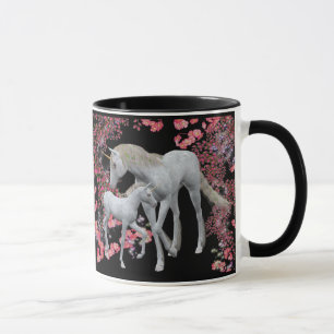 Caneca Unicorn Mare E Foal Fantasy Mug