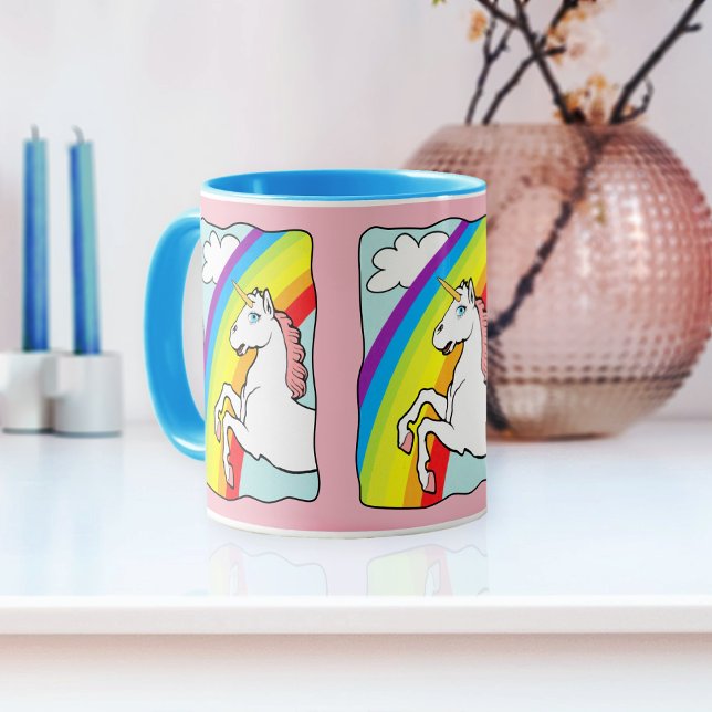 Caneca Unicorn Rainbow (Criador carregado)