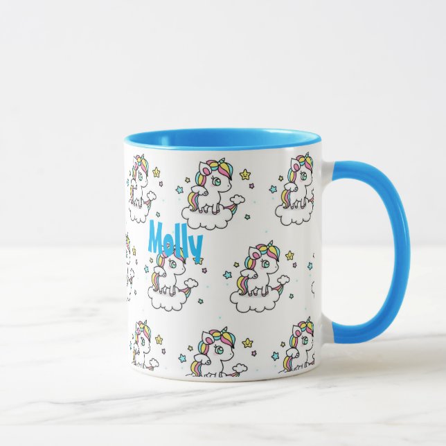 Caneca Unicorn Sprinkles Kawaii Cute Coffee Cup (Direita)