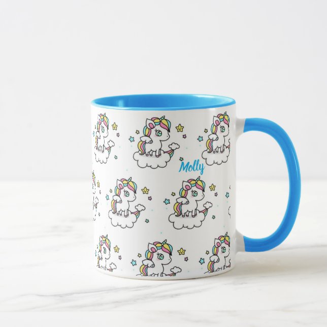 Caneca Unicorn Sprinkles Kawaii Cute Cup Gift Mug (Direita)