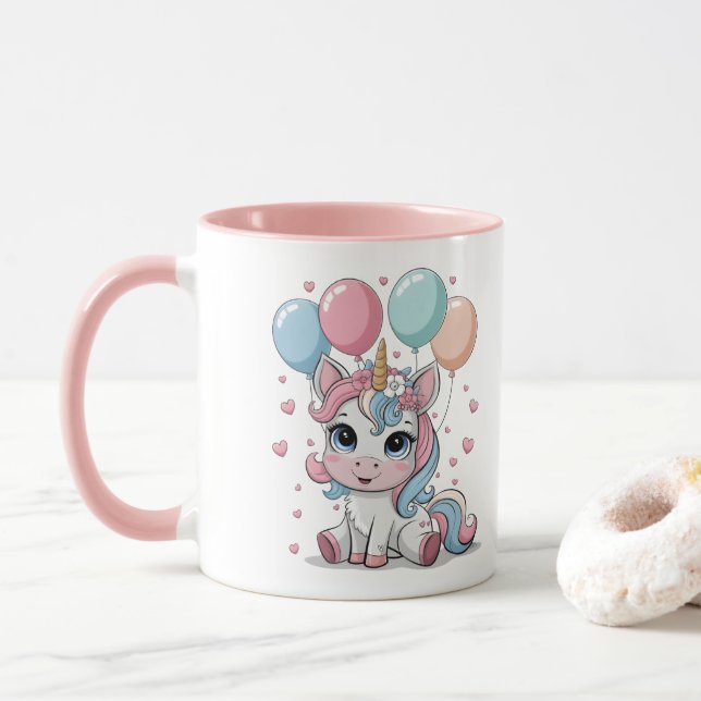Caneca unicórnio (Com Donut)