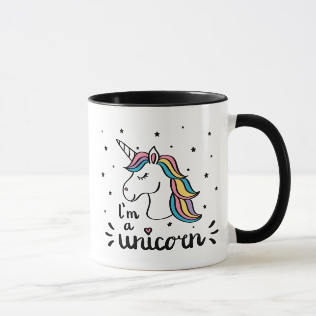 Caneca Unicórnio | eu sou um unicórnio (Direita)