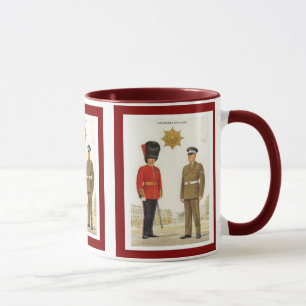 Caneca Uniformes históricos do exército britânico,