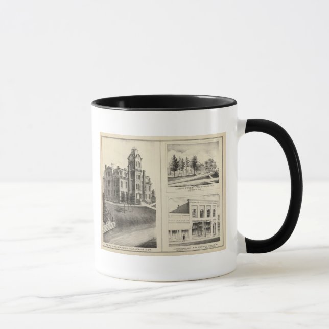 Caneca Union Segundo grau, Residência & Jackson County Ba (Direita)