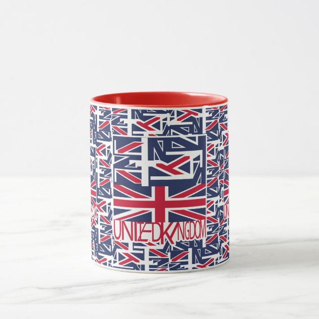 Caneca United Kingdom UK flag BY MASANSER PIXELAT (Centro)