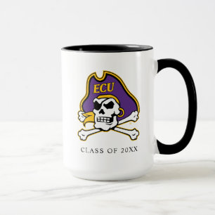Caneca Universidade da Carolina do Leste   Piratas ECU