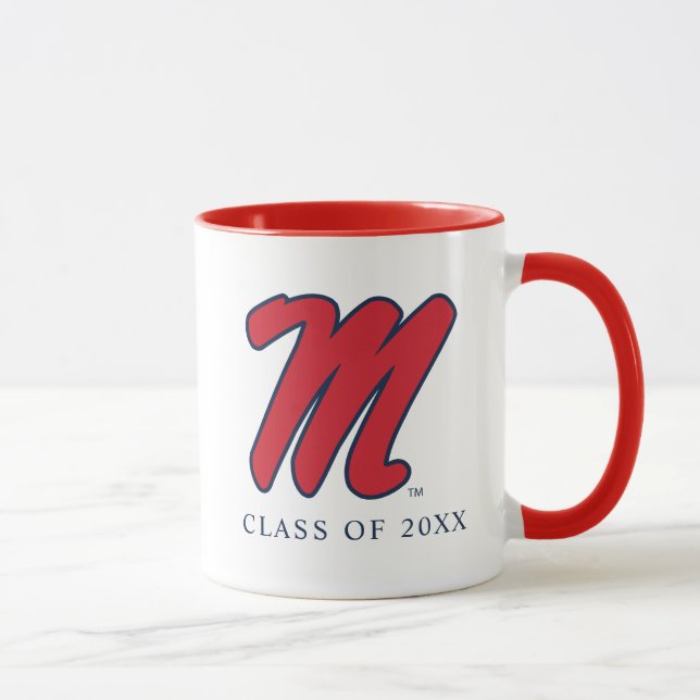 Caneca Universidade do Mississippi | Script M (Direita)