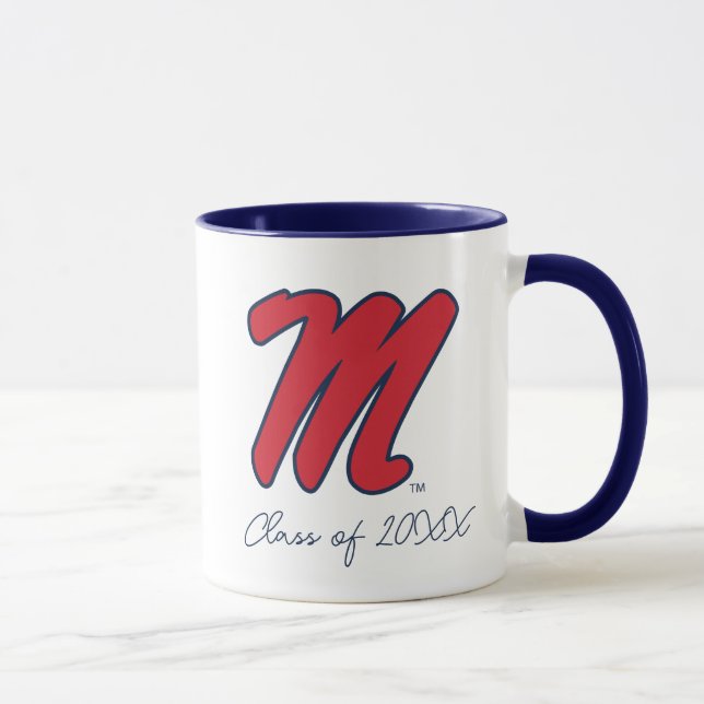 Caneca Universidade do Mississippi | Script M (Direita)