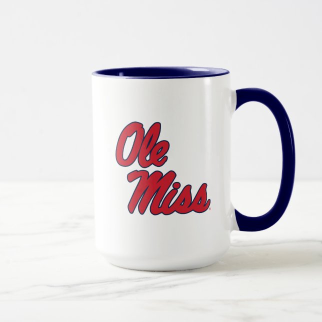 Caneca Universidade do Mississippi | Script Ole Miss (Direita)