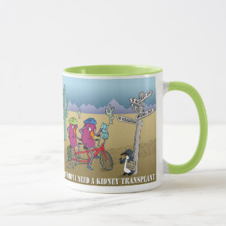 Caneca Uns desenhos animados diferentes em cada lado!