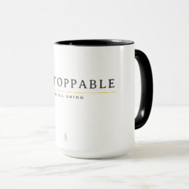 Caneca UNSTOPPABLE Minimal Motivation Quote T-Shirt