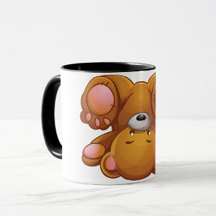 Caneca Upside Down Teddy Bear Mug