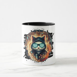 Caneca Urban Feline Guardian