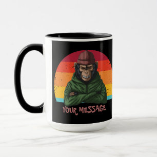 Caneca Urban Warrior Green Monkey