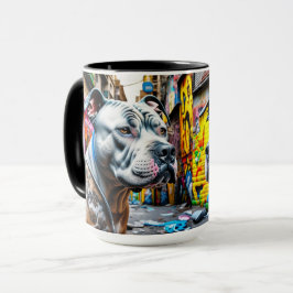 Caneca Urbano Grafite Street Art Pitbulls