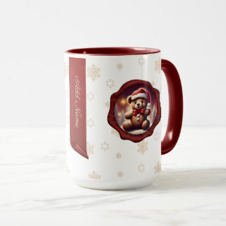 Caneca Ursinho de Natal - Cookie Personalizado Banner Bra