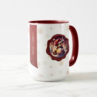 Caneca Ursinho de Natal Snowball - Banner Personalizado B