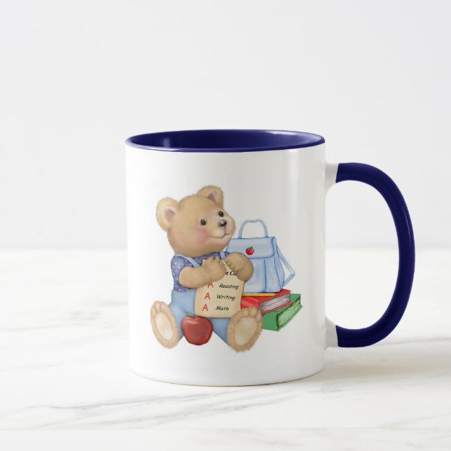 Caneca Ursinho dos Dias Escolares (Direita)