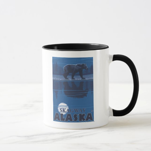 Caneca Urso à Lua - Skagway, Alasca (Direita)