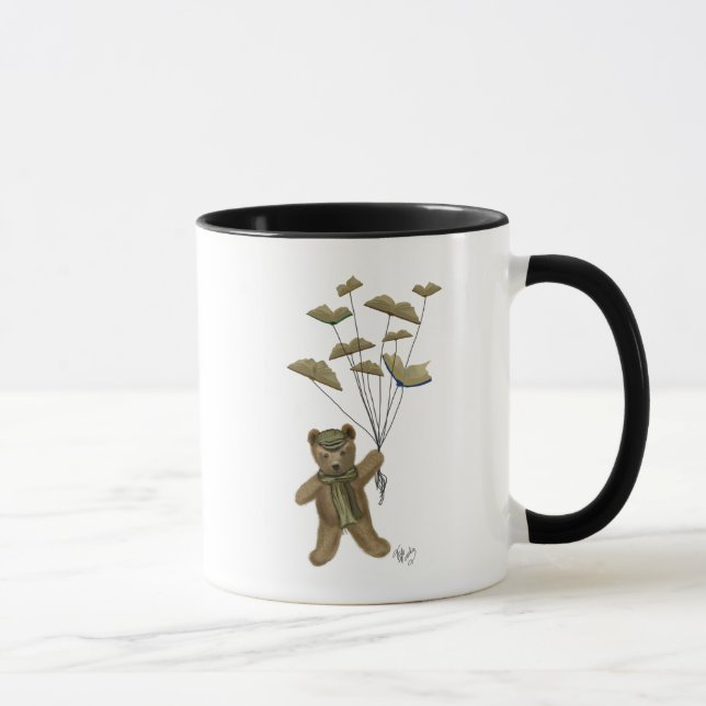 Caneca Urso com Borboletas de Livro (Direita)