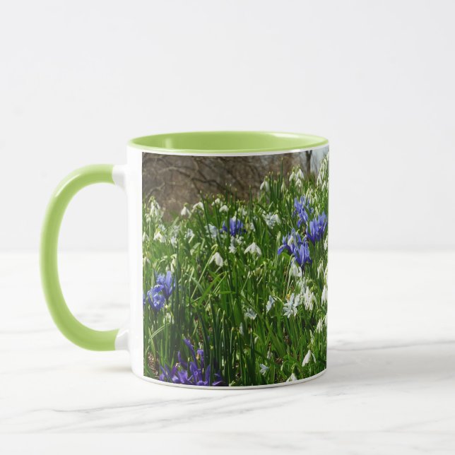 Caneca Urso da Paisagem das Flores da Primeira primavera (Esquerda)
