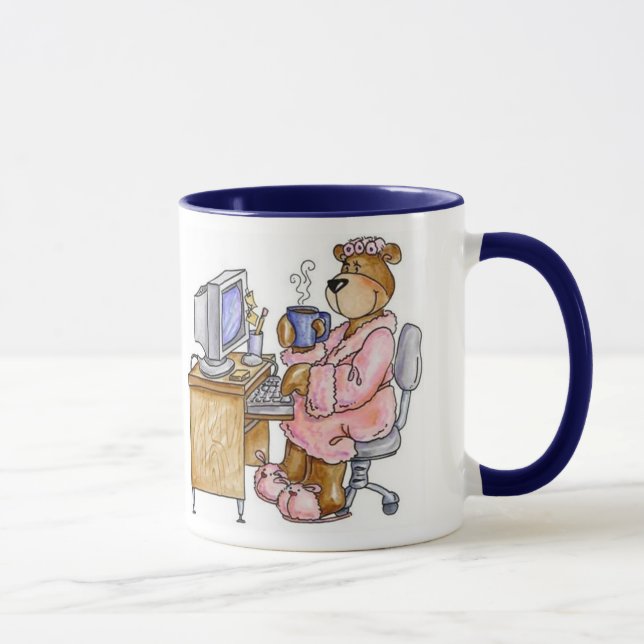 Caneca Urso da vida do trabalho (Direita)