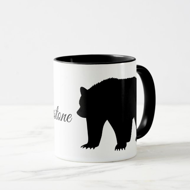 Caneca Urso de Café Mug-Yellowstone (Frente Esquerda)