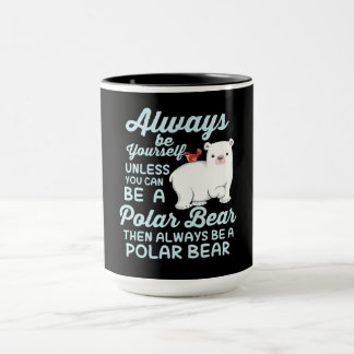 Caneca Urso De Gelo Gelado Um Urso Polar