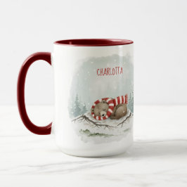 Caneca Urso de Inverno Personalizada – Design de A