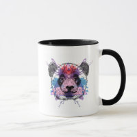 Urso de panda geométrico