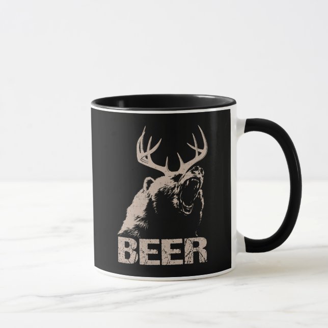 Caneca Urso dos cervos da cerveja (Direita)