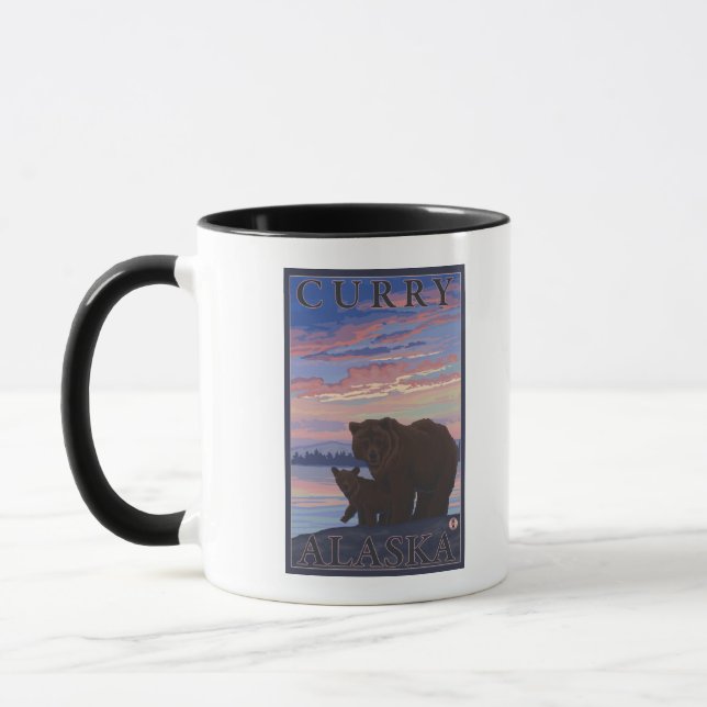 Caneca Urso e Cubo - Curry, Alasca (Esquerda)