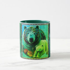 Caneca Urso Grande com seu Bebê