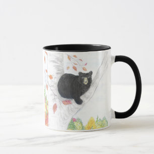 Caneca Urso Negro em uma Árvore Berch