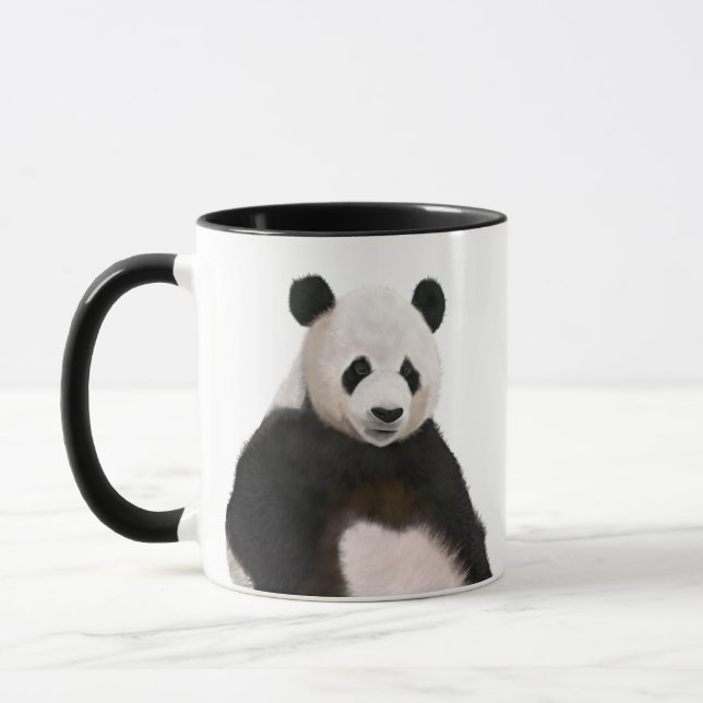 Caneca Urso Panda Bonito Fluffy (Esquerda)