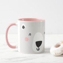 Urso polar bonito personalizou crianças