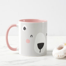 Urso polar bonito personalizou crianças