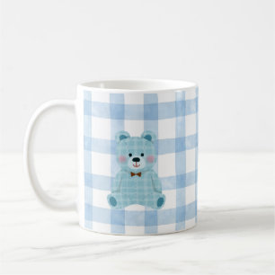 Caneca Urso Teddy Fofo Xícara Kawaii de Ginga Az
