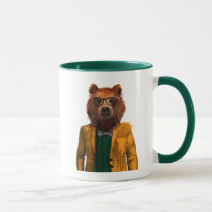 Caneca Urso vestido melhor