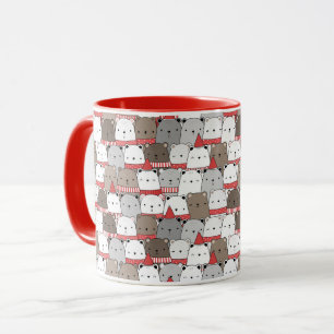 Caneca Ursos de Natal Bonitos