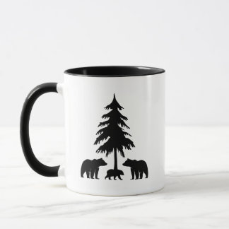 Caneca Ursos na Floresta