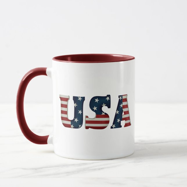 Caneca USA Ringer Mug (Esquerda)