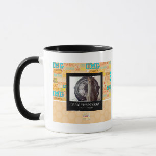 Caneca Usando a tecnologia