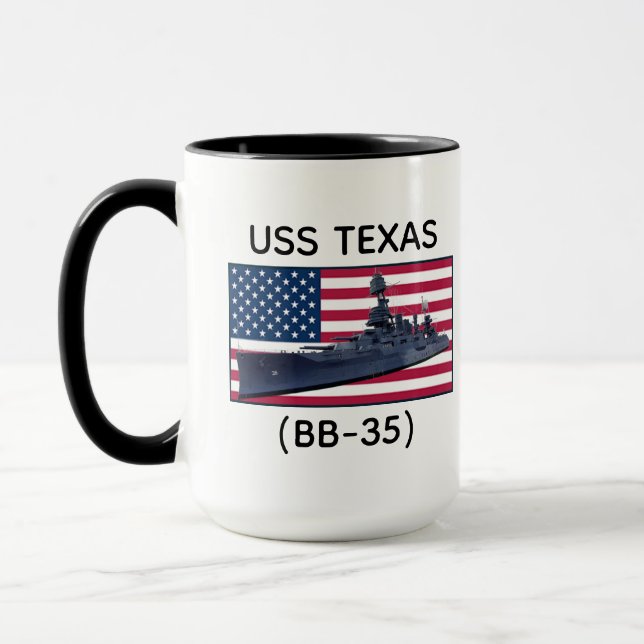 Caneca USS Texas (BB-35) (Esquerda)