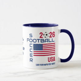 Caneca USSOCcer Custom 2026 QUALQUER ANO