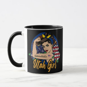 Caneca Utah Girls Utah proud State Flag for woman