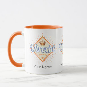Caneca Utrecht Países Baixos Cidade Holandesa Vintage Sou