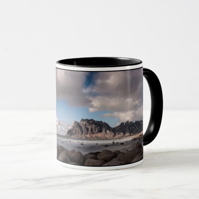 Caneca Uttakleiv Lofoten Norway Mug (Frente Esquerda)