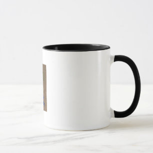 Caneca Uvas de bordado manual